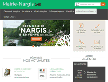 Tablet Screenshot of mairie-nargis.com